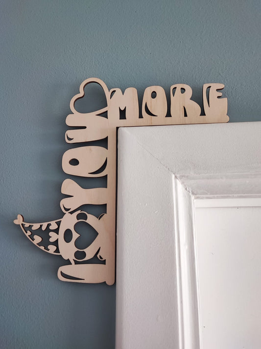 Deur Ornament I Love You More